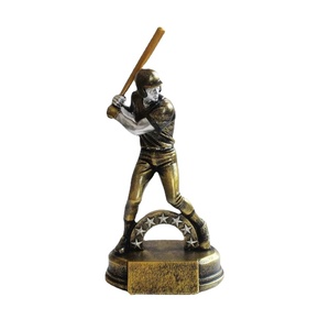 Figuras deportivas <span class=keywords><strong>de</strong></span> resina personalizadas, trofeo <span class=keywords><strong>de</strong></span> béisbol para coleccionar recuerdos - Product Image 1