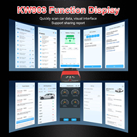 Lector de Códigos de Auto KONNWEI KW903 Mini ELM327, Escáner OBD2 con Soporte de Protocolo CAN
