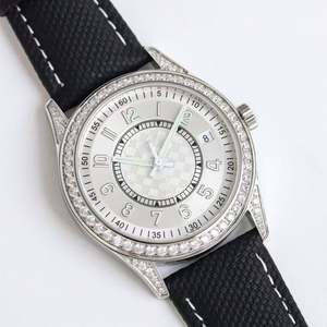 Reloj Cronógrafo de Lujo para Hombre 2025, 41 mm, Acero Inoxidable, Correa de Cuero Genuino, Cristal de Zafiro, Resistencia al Agua de 30 bar - Product Image 1