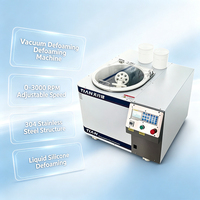 Machine de dégazage et d'agitation sous vide de paillasse pour laboratoire, colle et adhésif, sans bulles en 3 min, acier inoxydable 304, capacité personnalisée