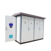 Poste de transformation compact préfabriqué de type boîtier européen haute tension pour projets de réseaux électriques et d'énergies renouvelables