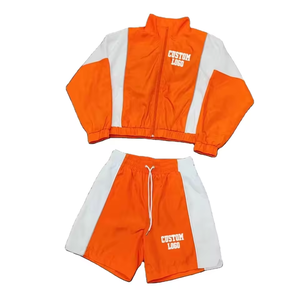 Tute Sportive Personalizzabili OEM, Set Streetwear <span class=keywords><strong>in</strong></span> Nylon per <span class=keywords><strong>Uomo</strong></span>, Felpa <span class=keywords><strong>in</strong></span> Spugna Francese 320gsm, Pantaloni da Jogging - Product Image 2