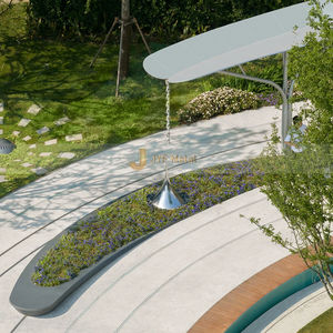 ANW3517 Escultura Art Deco Creativa Personalizada de Acero Inoxidable que Mejora el Diseño Arquitectónico y Paisajístico para Aniversario - Product Image 3