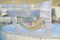 Dôme gonflable transparent pour fêtes en plein air