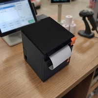Imprimante thermique de reçus POS 80 mm avec USB, LAN, série, sans fil, Bluetooth, machine d'impression de factures pour petites entreprises