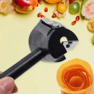 Coupe-légumes manuel créatif en plastique PP, éplucheur en spirale, écologique, pour fruits, outil de cuisine décoratif en forme de fleur - Product Image 2