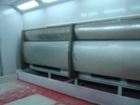 Anpassbare Longxiang Wasserwasch-Spritzkabine mit Elektroheizung und LED-Beleuchtung für Möbellackierung und -backen – Direkt vom chinesischen Hersteller