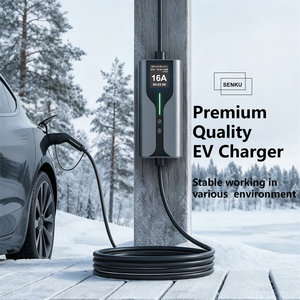 Nouvelle borne de recharge pour véhicule électrique Senku 3,5 kW GBT AC avec écran 2 pouces, 220 V 16 A, portable, 7 kW 32 A, station de recharge domestique pour voiture, câble de 5 m - Product Image 5