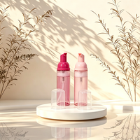 Flacon pompe à mousse transparent vide en gros, distributeur de savon moussant en plastique PET multicolore, personnalisable avec logo, rechargeable