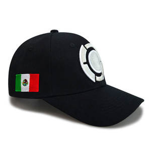 Gorras de Streetwear Negras Bordadas con Logotipo Personalizado OEM ODM, Visera Tipo Sandwich, Estructuradas de 6 Paneles, Unisex, MOQ Bajo - Product Image 3