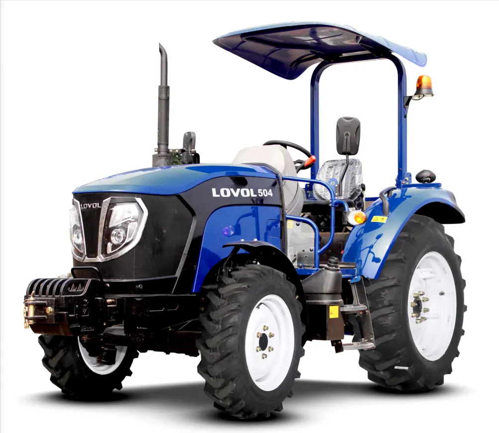 Foton Lovol 50HP 37kw 504 çiftlik bahçe tarım makineleri mini traktör ile çin'in yüksek kaliteli traktörler