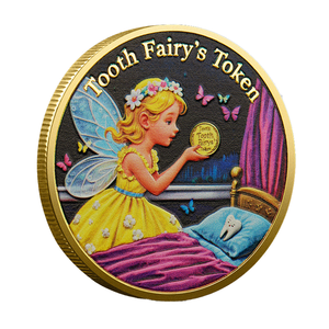Set Regalo Moneta della Fata dei Denti per Bambini, Premio per il Primo Dente Caduto, Contenitore per Denti da Latte - Product Image 1