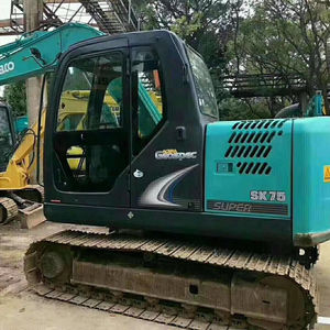 7Ton usado Kobelco Sk75 Mini excavadora de orugas de alto rendimiento KOBELCO SK35SR SK50SR SK55 SK60 Mini excavadora en stock para la venta - Product Image 1
