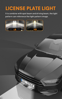 Piezas personalizadas para vehículos, accesorios para automóviles, luz Led para matrícula para Elantra peugeot 208 2002 F350 BMW F31 E91 E87