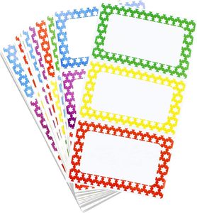 Fabrik bunte benutzer definierte Namensschild Aufkleber beschreibbare Etiketten für Büro treffen Schullehrer Mailing - Product Image 1