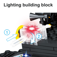 Woma usine OEM ODM 2393 pièces briques personnalisées Swat Police camion combattant blocs de construction jouets pour cadeaux (C0558)