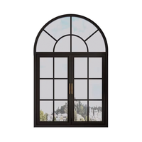Fenêtre et porte extérieures modernes en alliage d'aluminium style Louvre, coupe-vent, pour cuisine, salon, salle de bain, personnalisables