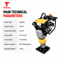 Compacteur vibrant industriel à haute fréquence pour tranchées, type « Jumping Jack », avec certification CE