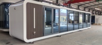 Boîtier de conteneur de cabine Apple de style personnalisé pour la famille à usage résidentiel commercial pour bureau et appartement en acier