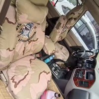 Coussin de siège épais camouflage de qualité supérieure, ensemble complet pour Toyota Fortuner Prado FJ Cruiser Hilux Tundra LC80, housses de siège de voiture personnalisées