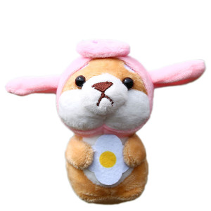 Lindo peluche de oso <span class=keywords><strong>Akita</strong></span> <span class=keywords><strong>Inu</strong></span> Shiba <span class=keywords><strong>Inu</strong></span> de algodón PP, colgante creativo para llavero de coche y mochila escolar, con técnica de lavado y alivio del estrés, de fábrica - Product Image 5