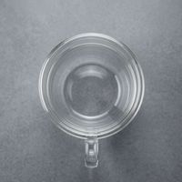 Taza de Café de Vidrio de Cuarzo SiO2 de Doble Pared y Alta Pureza con Asa, Aislada, Transparente, Resistente al Calor, para Uso Industrial