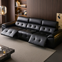 139030 Professionelle Wohnzimmer- & Hotelmöbel Anpassbare Größe & Farbe Modernes Luxus-Ledersofa