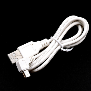 1m 2A USB 2.0至直角迷你5针电缆，仅适用于用2个内芯黑色24AWG线充电 - Product Image 4