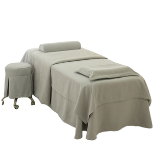Hot bán massage tuina Spa Duvet cover <span class=keywords><strong>3D</strong></span> Lá Jacquard Quilting bộ đồ giường bộ cho Thẩm mỹ viện - Product Image 5