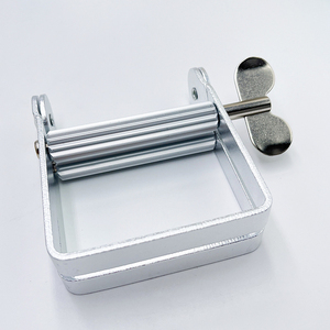 Logo personalizzato stampato al Laser in alluminio metallo dentifricio in metallo <span class=keywords><strong>tubo</strong></span> di rotazione per crema per il viso e set da bagno - Product Image 6