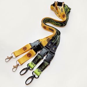 Volunteer Lanyard with Plastic Card Cheap Custom Single Double Clip Flat Polyester Silkscreen Printing logo Breakaway Lanyard - Product Image 1