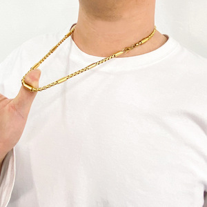 Fashion 5mm Stainless Steel Square Pearl <strong>Guarantee</strong> Link <strong>Chain</strong> 18K Gold Unisex Trendy Geometric Style Vacuum Plating Anniversary - Product Image 2