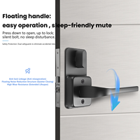 Système de reconnaissance par carte RFID autonome pour hôtel et appartement, serrure intelligente à carte pour porte en bois avec logiciel de gestion des cartes