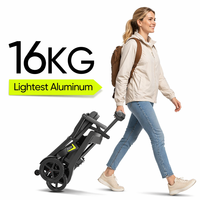 Scooter électrique léger de 16 kg à quatre roues pour usage en usine, approuvé pour les avions, facile à conduire pour les personnes âgées