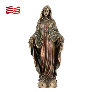 Fábrica de China Virgen María Artículos religiosos Estatua Regalos <span class=keywords><strong>cristianos</strong></span> Estatua de bronce religiosa - Product Image 1