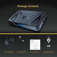 Caja de TV Inteligente Android 14 de Alta Gama X96Q Pro+ True 8K, 8K, 2GB de RAM, 16GB de ROM, WiFi6 con Control Remoto por Voz