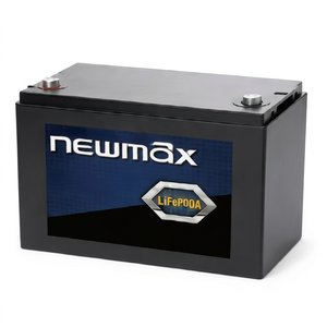 Batería de estado sólido LiFePO4 Newmax de 12.8V 100Ah, recargable de ciclo profundo, 5000 ciclos, para vehículos eléctricos y montacargas eléctricos - Product Image 1