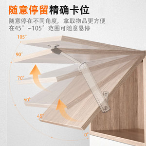 Soporte de resorte de gas para puerta de armario Flip The Little Elf Up, ajustable para puertas de armarios de cocina, diseño minimalista, fácil de instalar - Product Image 3