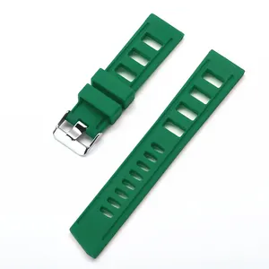 JUELONG Custom 20mm 22mm cinturino per orologio in gomma siliconica impermeabile cinturini per orologi sportivi traspiranti morbidi