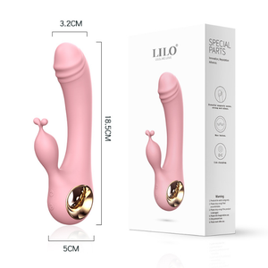 Vibratore Rabbit LILO in Silicone a 10 Velocità per Stimolazione del Punto G e Clitoride Femminile - Product Image 6