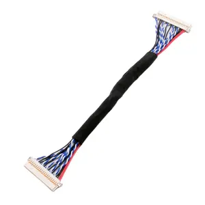 Tùy chỉnh OEM/ODM truyền hình độ nét cao <span class=keywords><strong>LVDS</strong></span> Cáp DF19-20s-1C cho ứng dụng điện tử tự động Cáp Dây nịt lắp ráp - Product Image 1