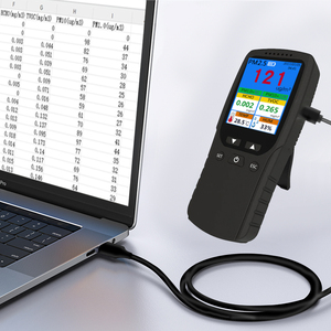 स रो की प्रमाणित वायु गुणवत्ता विश्लेषक धूल मीटर pm2.5 hcho tlspm1.0 pm10 टेस्टर डिटेक्टर सेंसर तापमान आर्द्रता मॉनिटर - Product Image 4