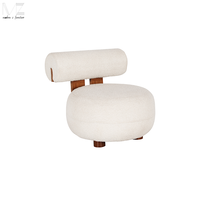 Ventes chaudes - Canapé simple en bois Wabi Sabi japonais, canapé de détente moderne nordique, chaise de salon pour la maison
