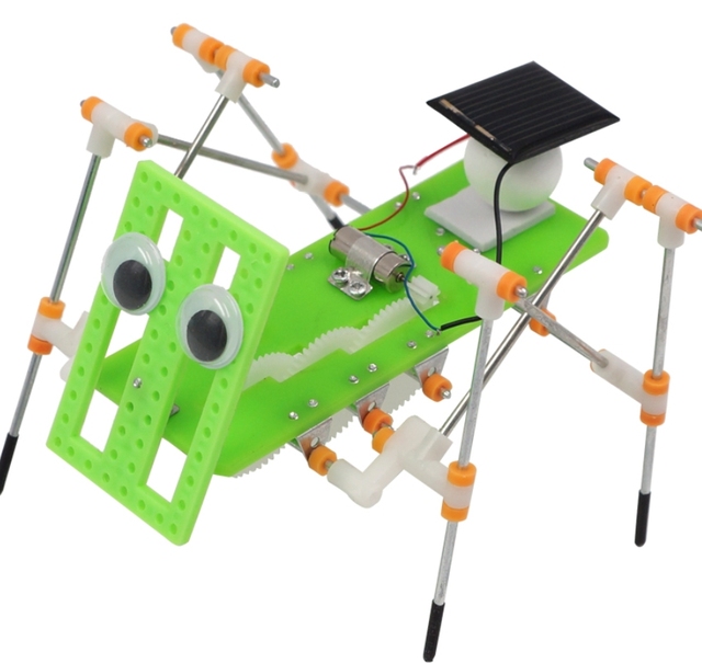 #21l048 Solar Powered Quadruped Robot Electronic Accessory