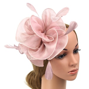Sombrero elegante de organza para mujer, elegante sombrero de iglesia a juego - Product Image 3