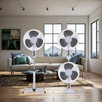 Vente en gros de presse mécanique personnalisée tout en un plastique pour bureau à domicile ménage 16 pouces 3 en 1 ventilateur mural sur pied