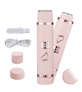 Mini rasoir électrique portable 2 en 1 à double tête pour femmes et hommes, épilation permanente indolore - Product Image 1