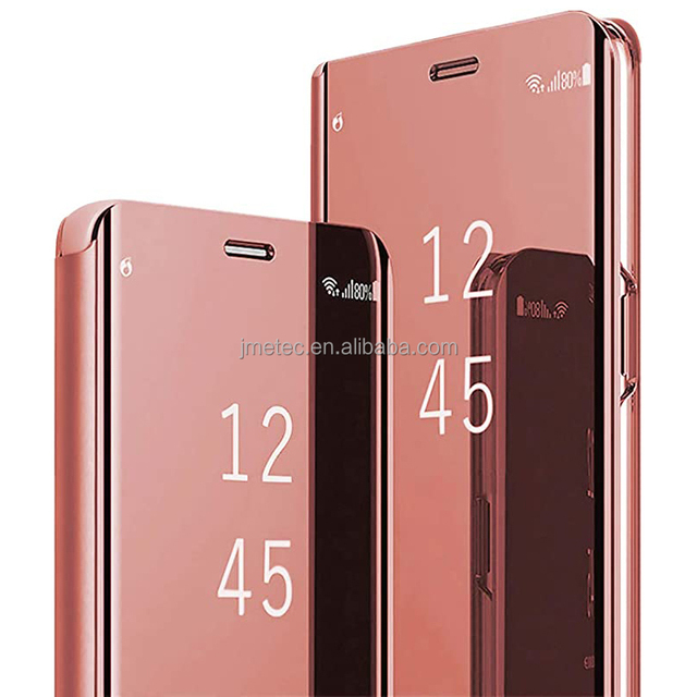 Luxury Charm Girl love PC+pu Leather Kickstand Filp Cover Electroplating Mirror Phone case for samsung A13 A53 5G