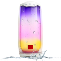 Haut-parleur sans fil portable RVB couleur changeante 6 thèmes d'éclairage LED couleur 20W son stéréo TWS appairage micro carte TF