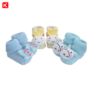 KTD-RTS003 mignon bébé robe chaussettes antidérapant doux équipage pantoufle <span class=keywords><strong>semelle</strong></span> en cuir tricoté respirant anti-dérapant RTS003 caractéristique jetable - Product Image 6